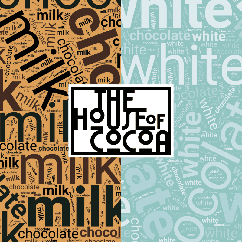 Milk and White Chocolate Half 'n' Half Harmony Bar