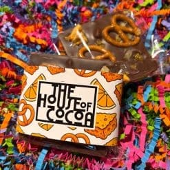 Milk Chocolate with Pretzels Half Bar