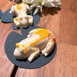 White Chocolate Popping Frog