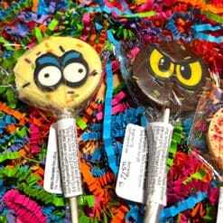 White Chocolate Halloween Eye Lollies