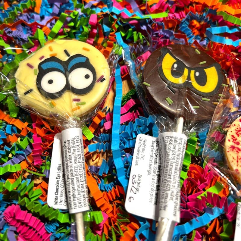 Milk Chocolate Halloween Eye Lollies