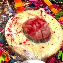 Alternative view of White Chocolate Halloween Brain Lollies