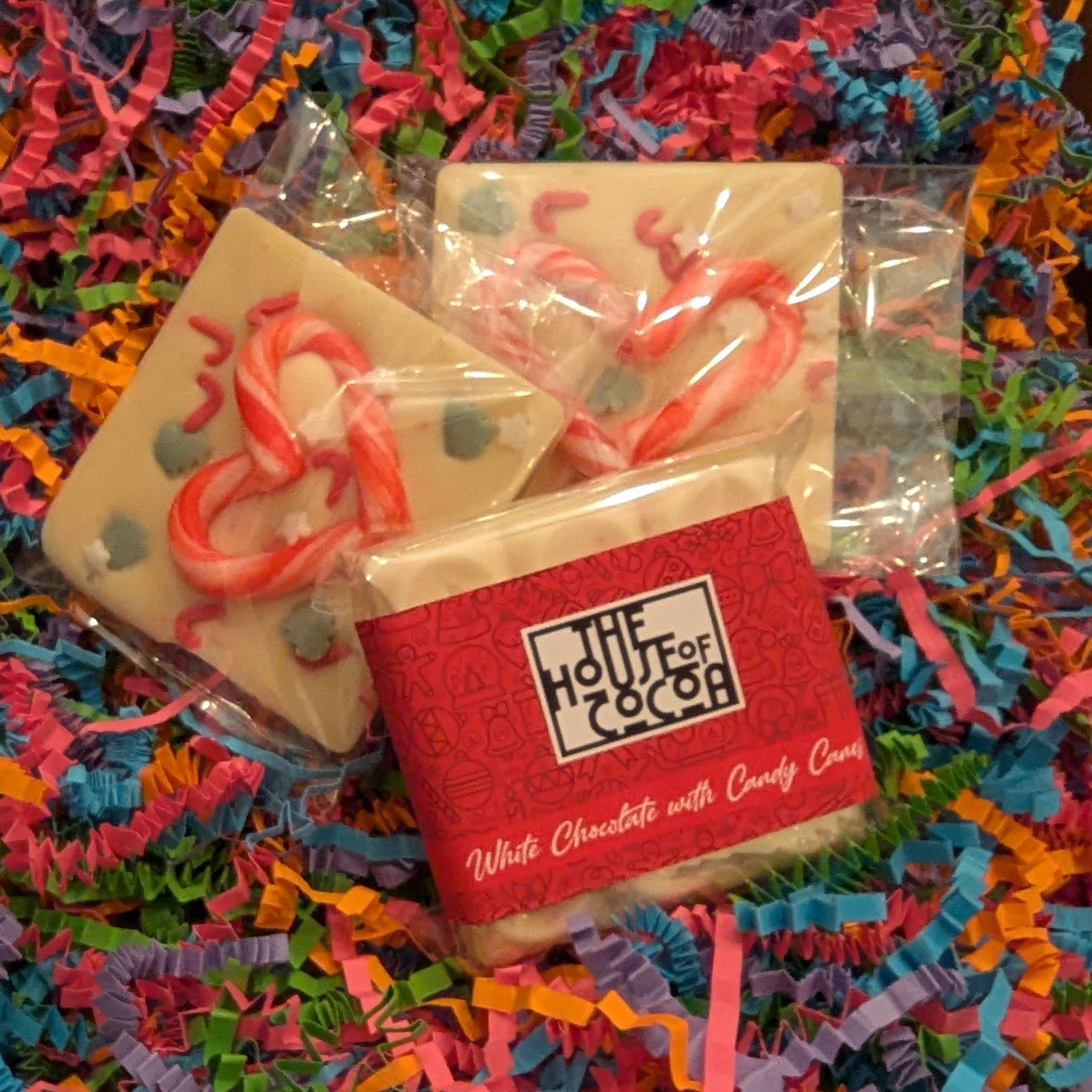 White Chocolate Candy Cane Christmas Bar - Image 3