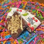 Milk Chocolate Strawberry & Apple Crumble with Custard