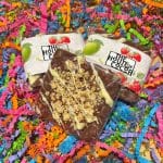 Milk Chocolate Strawberry & Apple Crumble with Custard